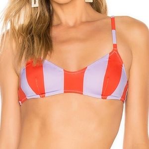 Solid & Striped The Rachel top orange/lavender